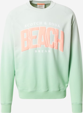 SCOTCH & SODA Sweatshirt in Green: front