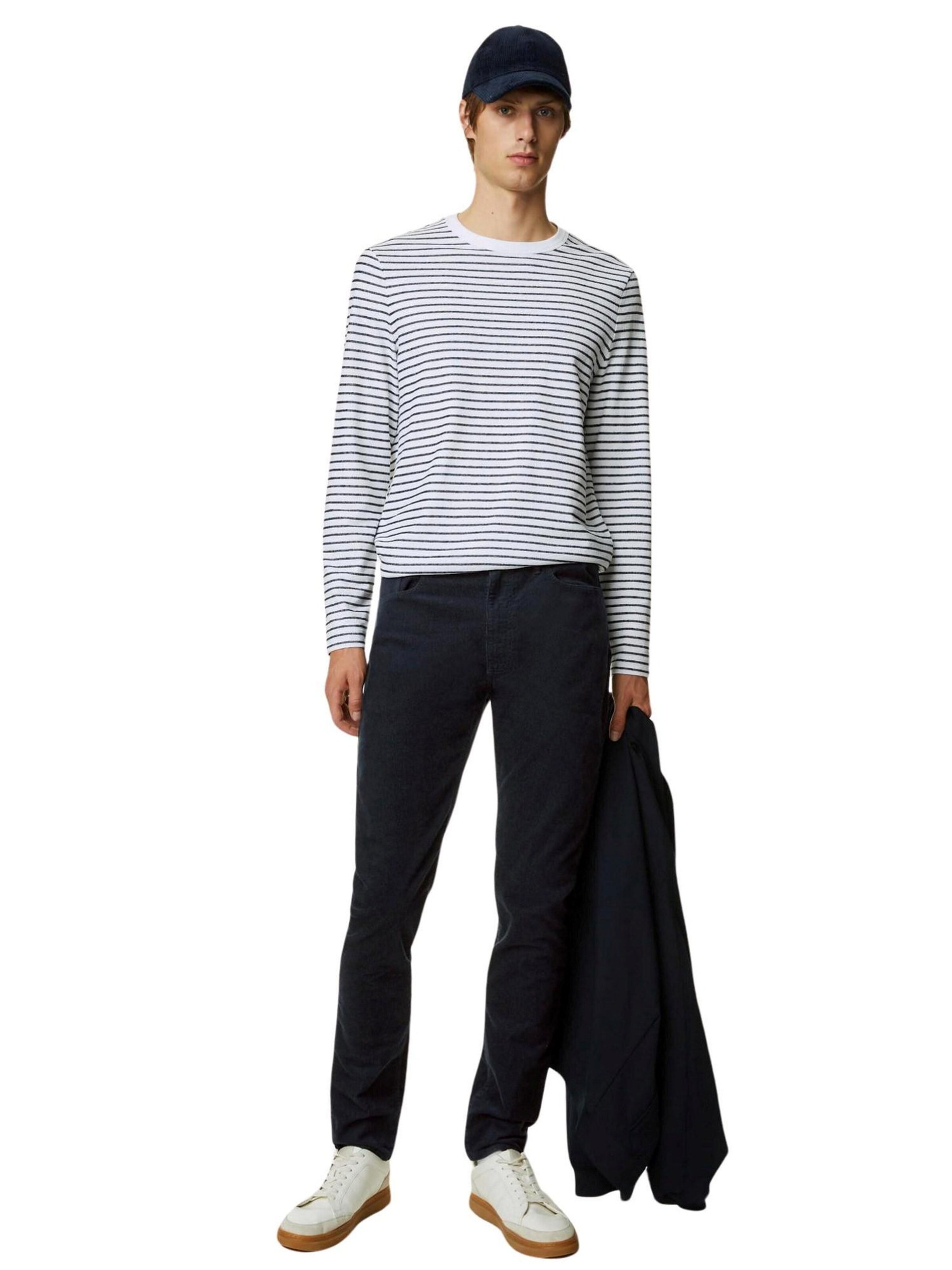 Marks & Spencer Slimfit Broek in Blauw