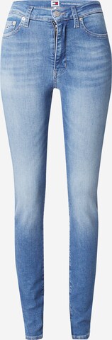 mėlyna Tommy Jeans Siauras Džinsai 'SYLVIA HIGH RISE SKINNY': priekis