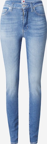 Tommy Jeans Skinny Jeans 'SYLVIA' in Blauw: voorkant