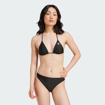 ADIDAS ORIGINALS Triangle Bikini top 'Adic' in Black: front