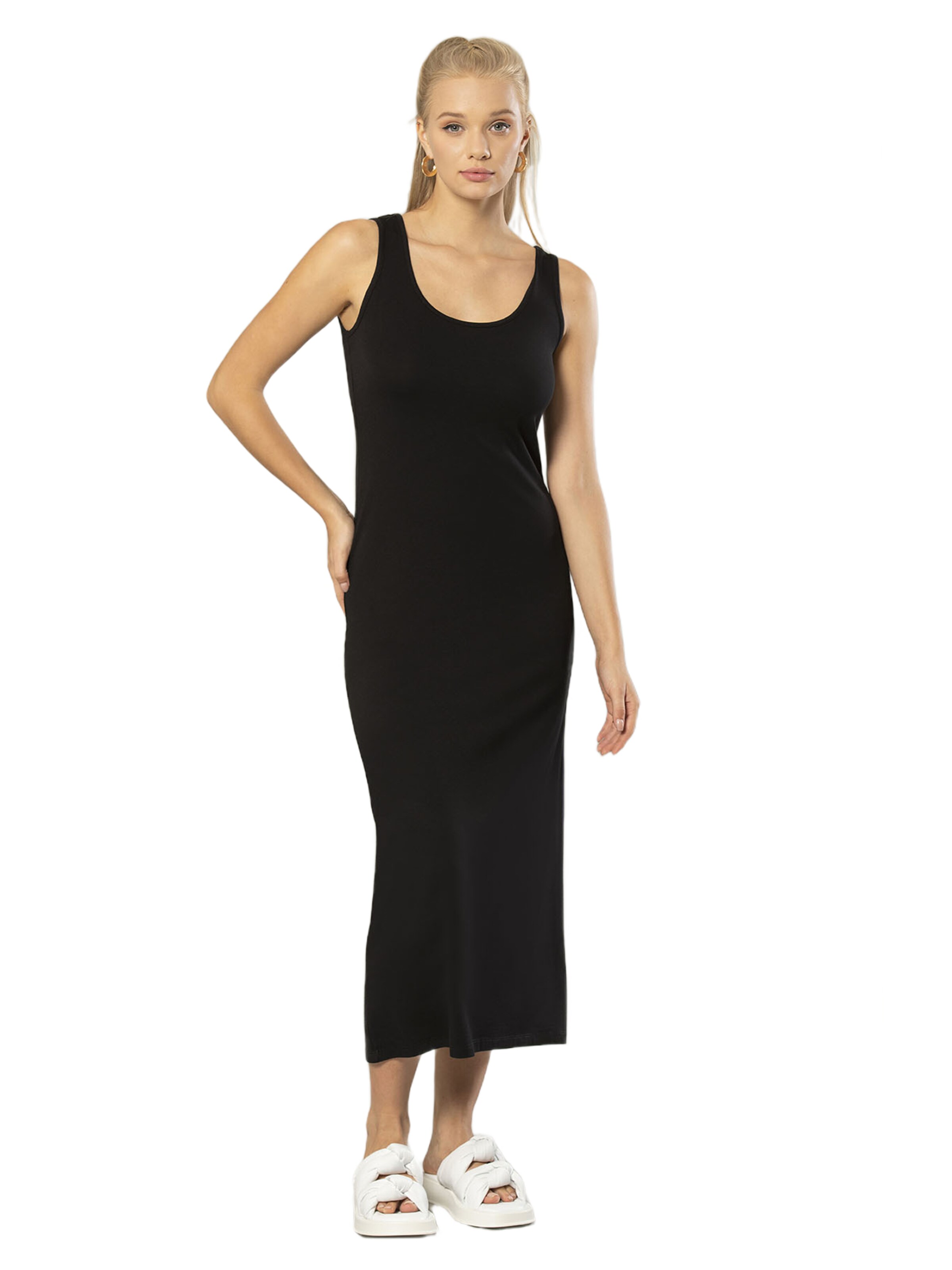 Robe Erdem en noir : devant