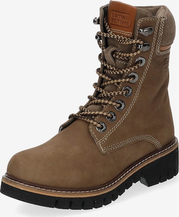 Bottines à lacets CAMEL ACTIVE en marron : devant