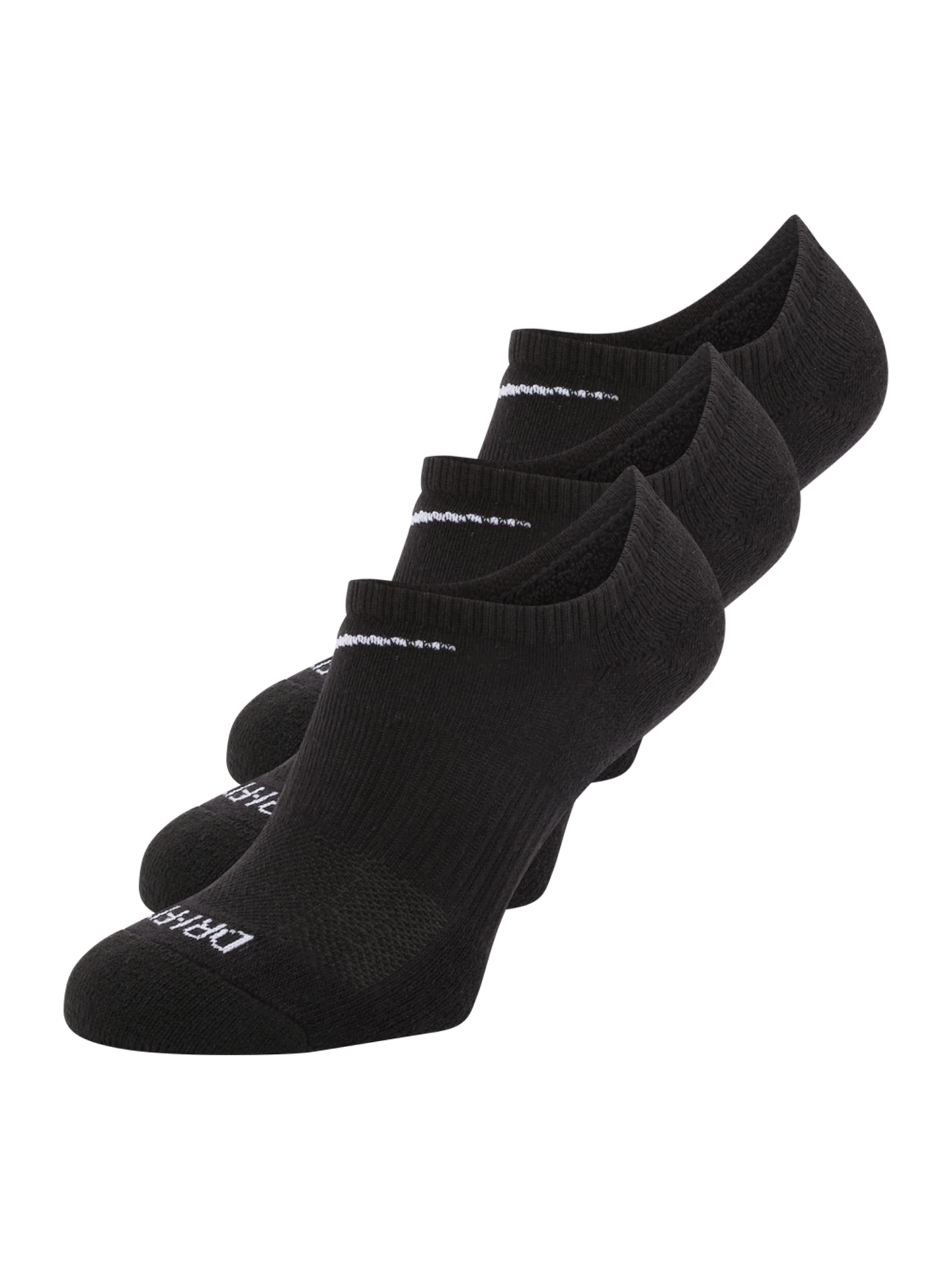 NIKE Calcetines deportivos 'Everyday Plus Cushion' en negro / blanco, Vista del producto