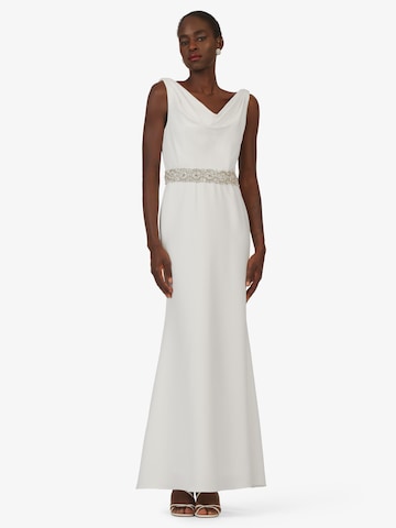 Robe de soirée Kraimod en blanc : devant