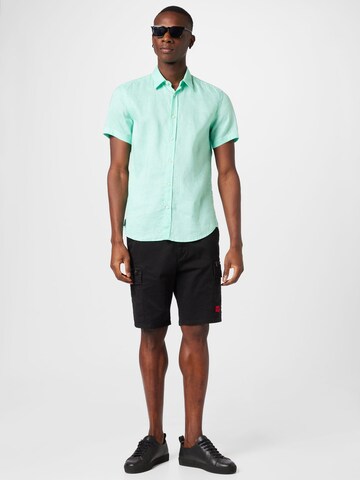 BOSS Regular fit Overhemd 'Ross' in Groen