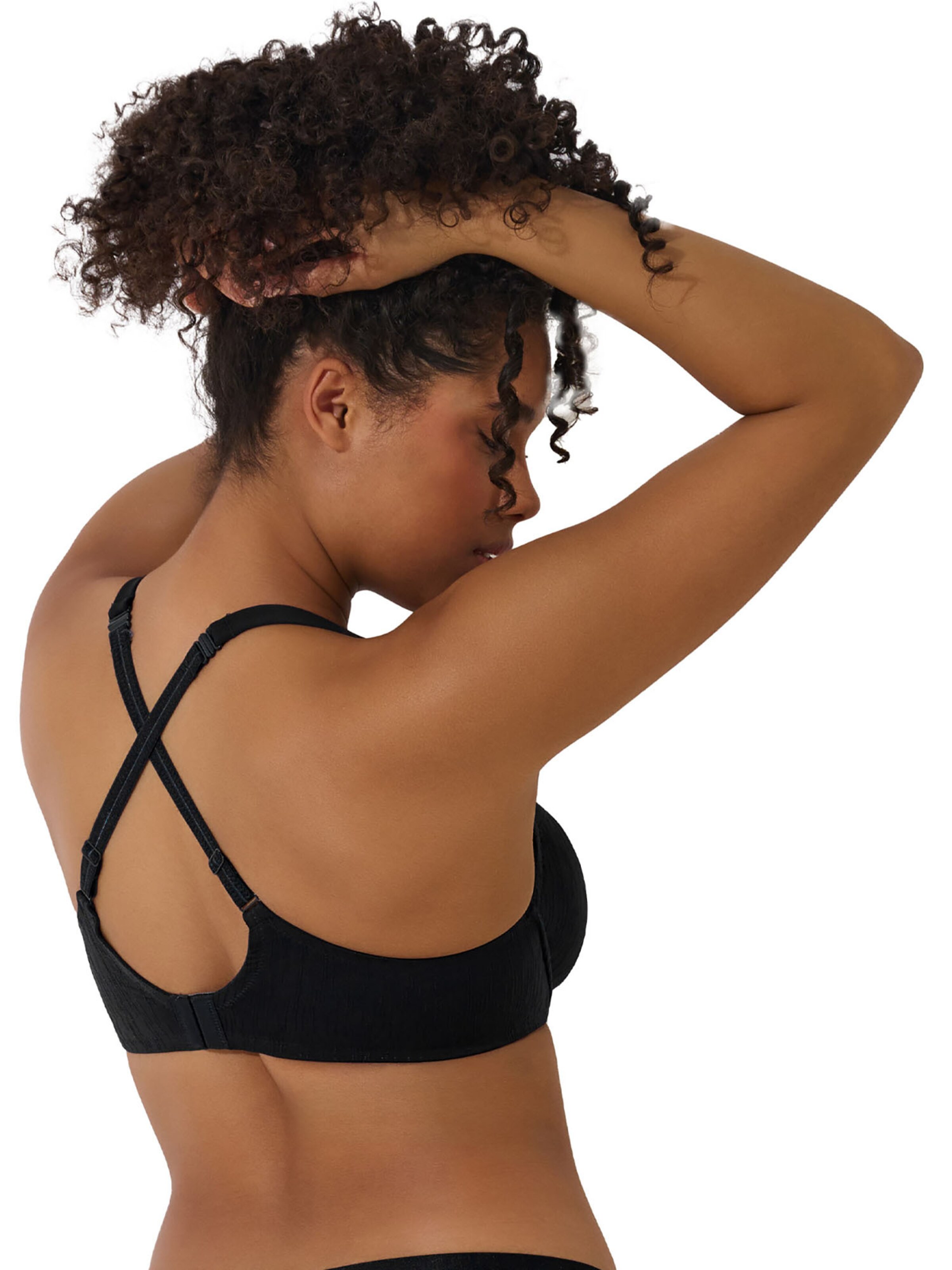 Lisca T-Shirt BH 'Gracia'‌‌‌‌‌‌‌‌‌ in Schwarz