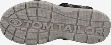 TOM TAILOR Sandal i svart