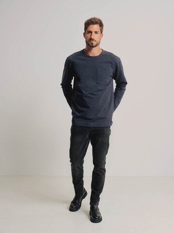 ABOUT YOU x Kevin Trapp Shirt 'Gabriel' (GOTS) in Blau