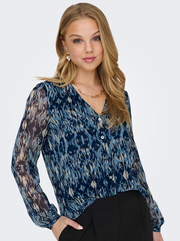 ONLY Blouse 'Luna' in Blauw