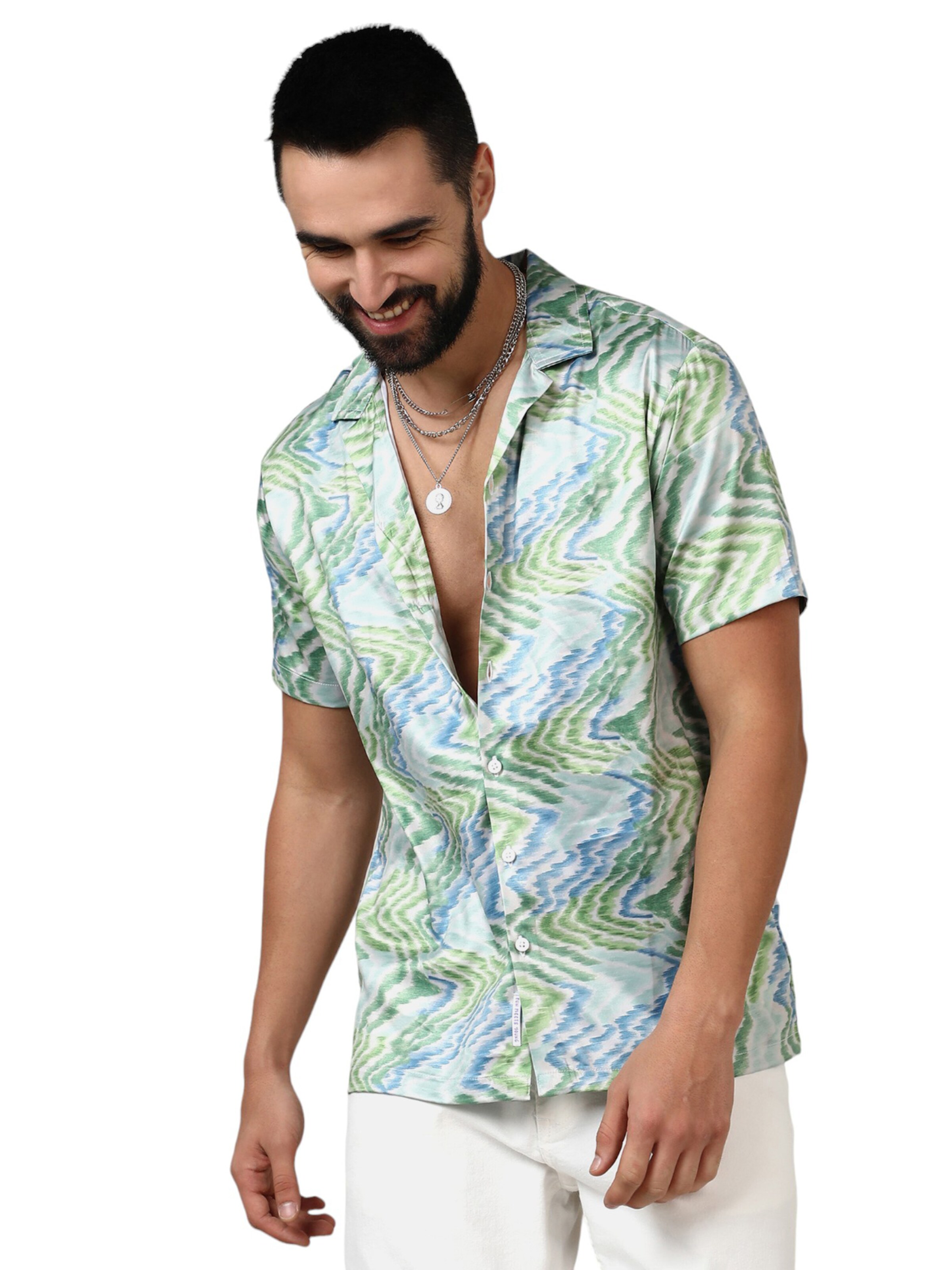 Campus Sutra Regularny krój Koszula 'Adan' w kolorze mieszane kolory