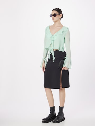 Gina Tricot - Blusa 'Electra' em verde