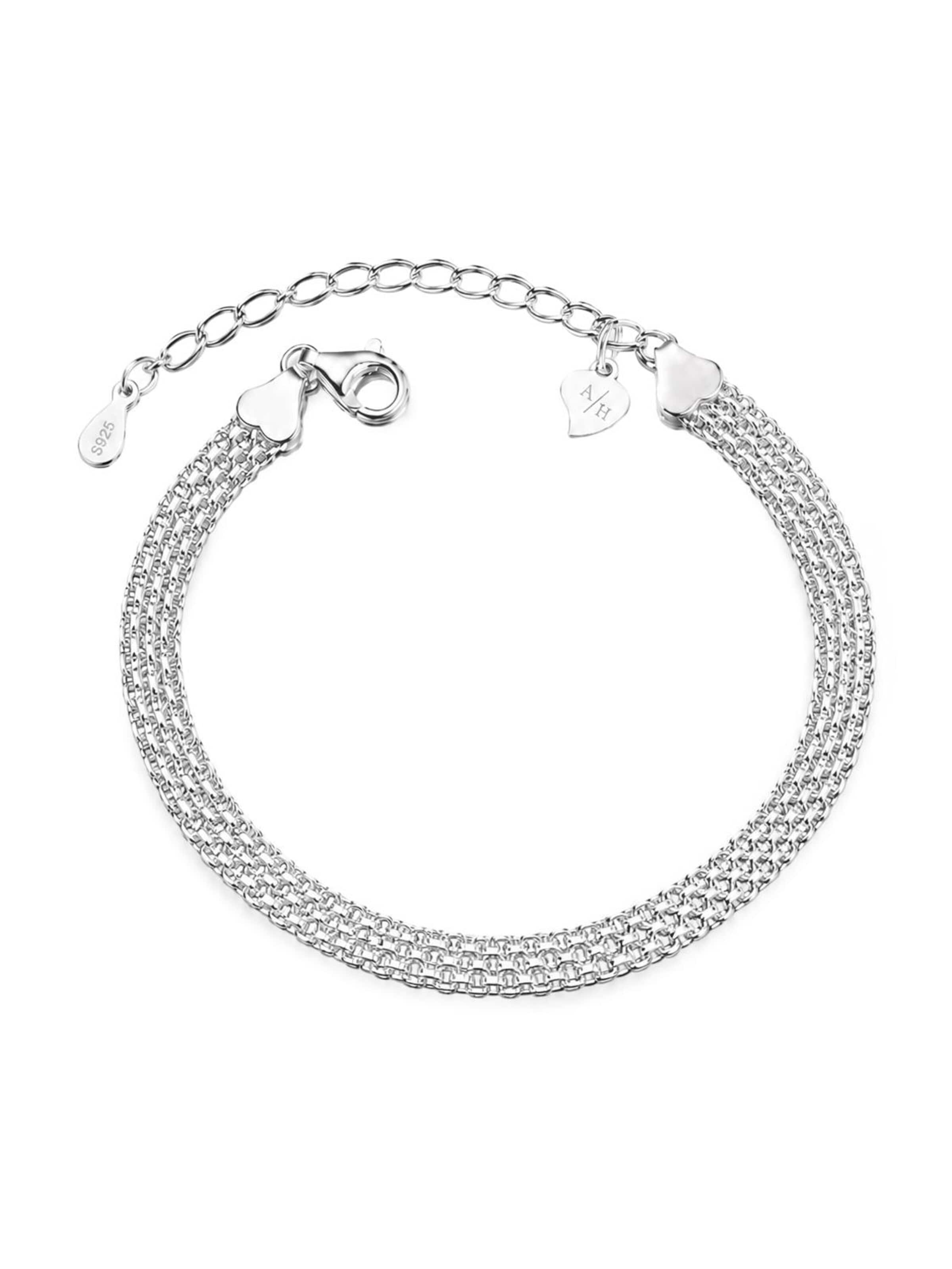 Bracelet 'Dolce Vita' Alster Herz en argent : devant