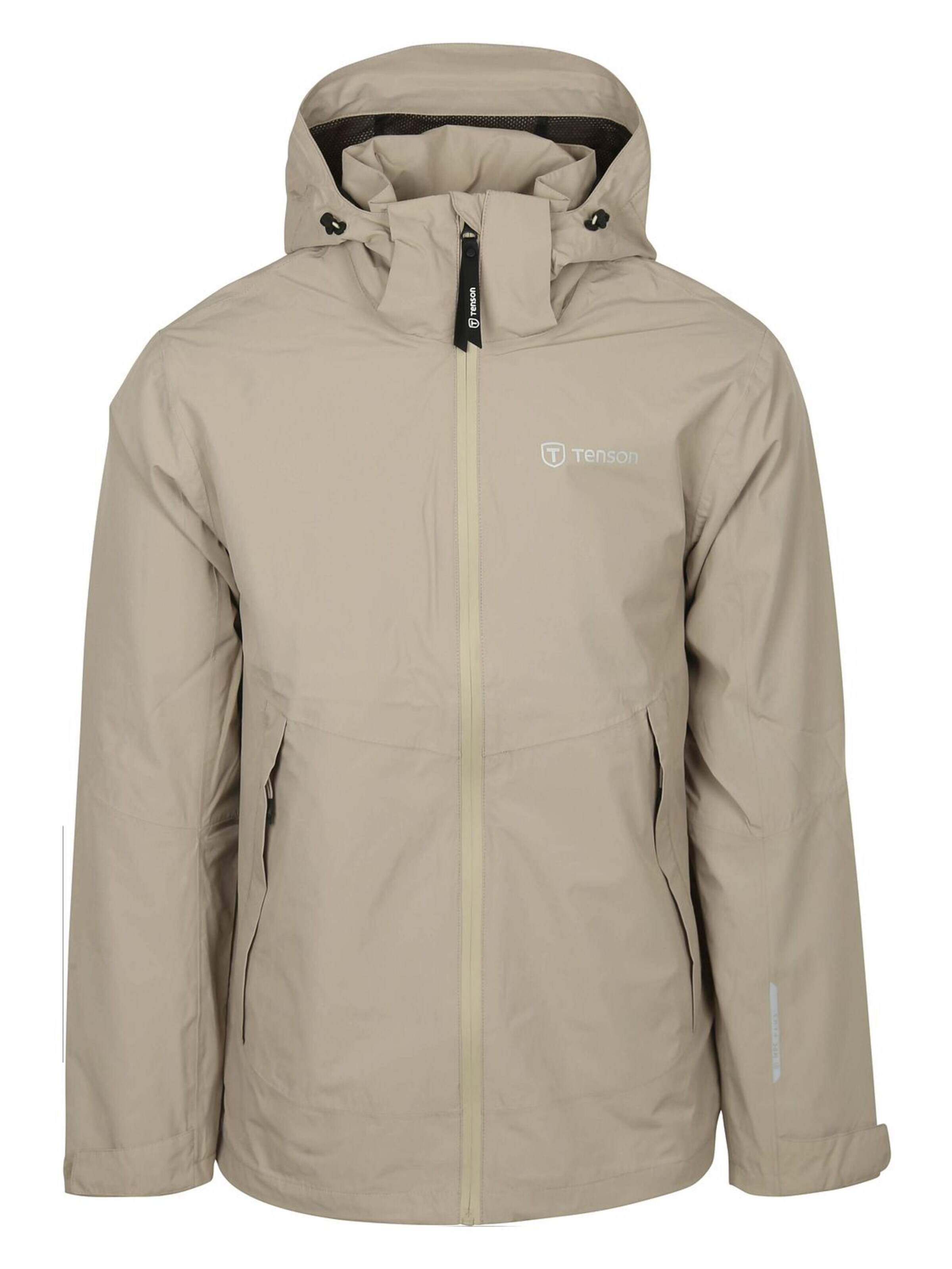 TENSON Wintermantel 'Winga'‌‌‌‌‌‌‌‌‌ in Beige: Vorderseite