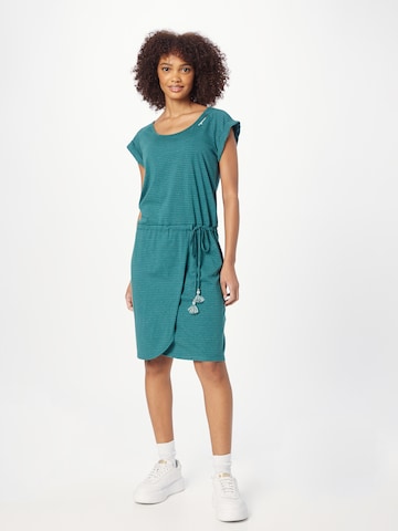 Ragwear Summer Dress in Green: front