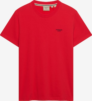 Superdry & Co Shirt 'Essential' in Rood: voorkant