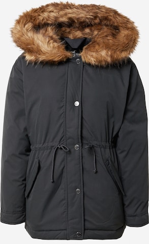 HOLLISTER Winter parka 'EMEA' in Black: front