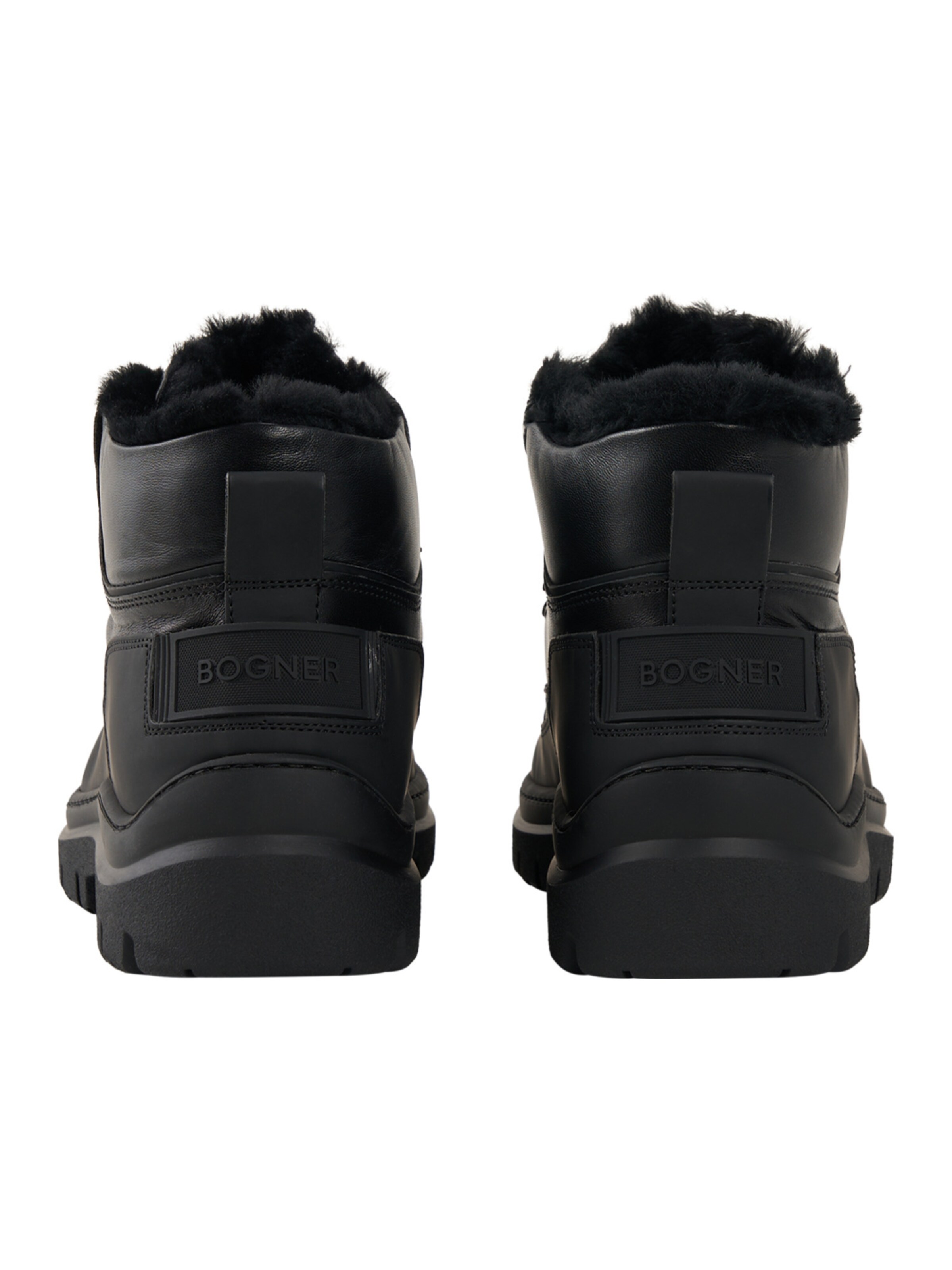 BOGNER Schnürstiefel in Schwarz