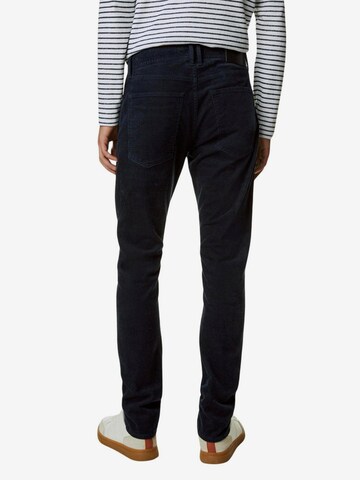 Marks & Spencer Slimfit Broek in Blauw