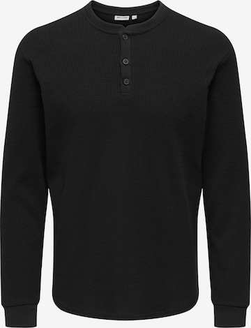 Only & Sons - Camiseta 'ONSTobie' en negro: frente