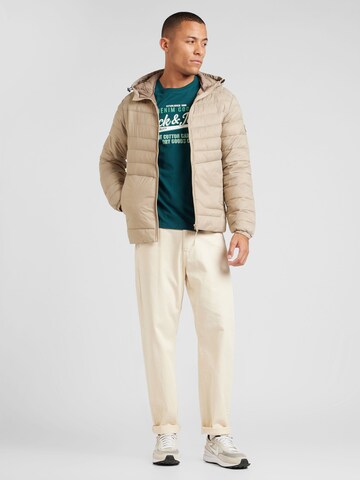 Veste mi-saison 'JJESprint' JACK & JONES en beige