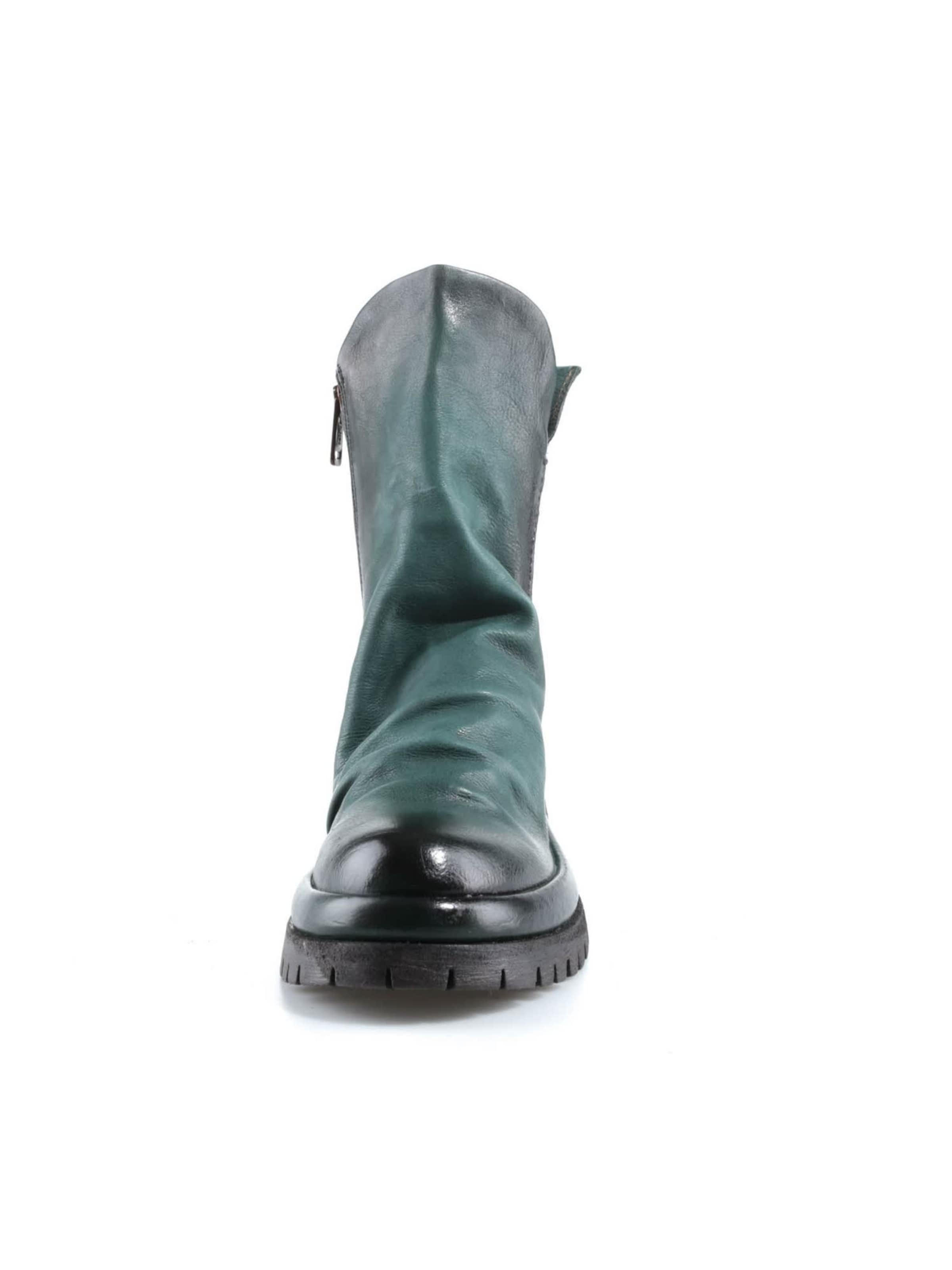 A.S.98 Stiefelette 'Deirdre' in Grün: Vorderseite