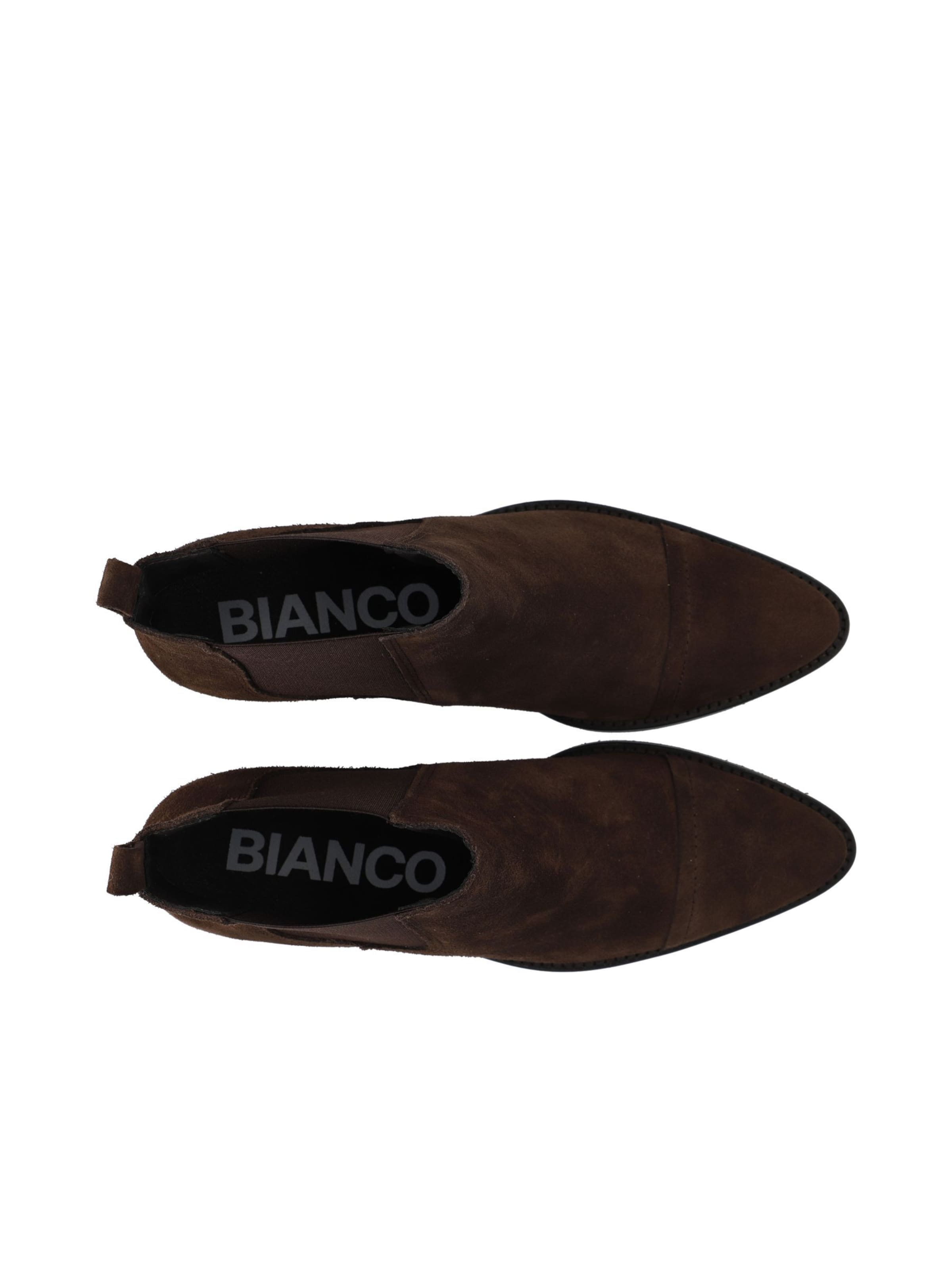 Chelsea Boots 'Carol' Bianco en marron