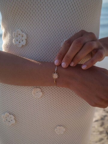 PURELEI - Pulsera 'Iconic Sun' en oro: frente