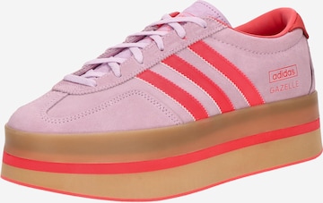 ADIDAS ORIGINALS Низкие кроссовки 'GAZELLE STACK' в Ярко-розовый: спереди
