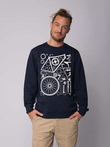 Watapparel Sweatshirt in Blue: front