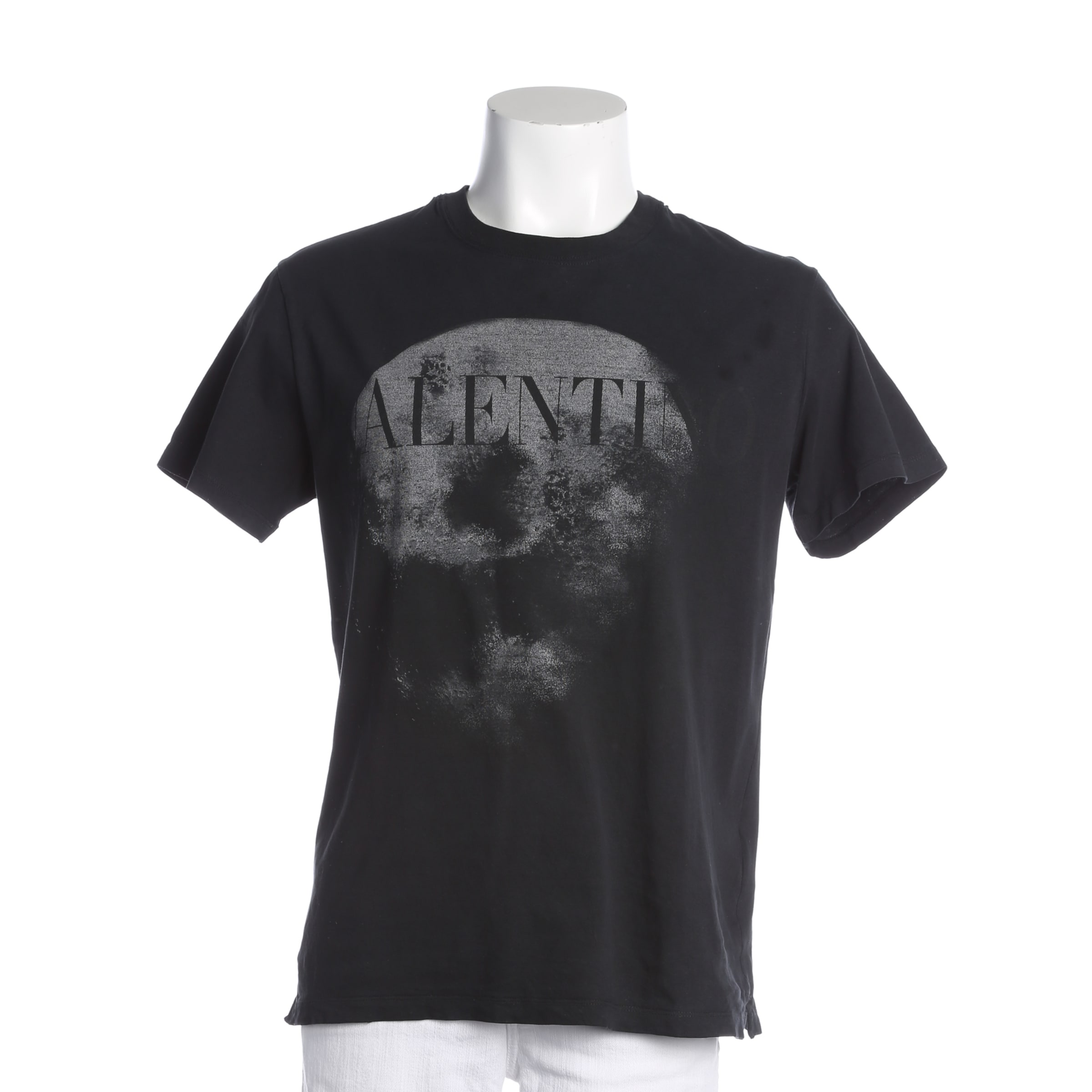 VALENTINO T-Shirt M in Schwarz: Vorderseite