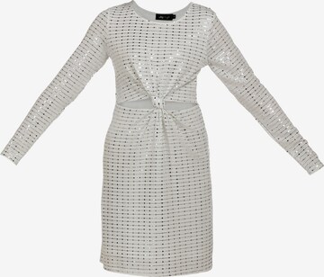 myMo at night Cocktail Dress in Silver: front