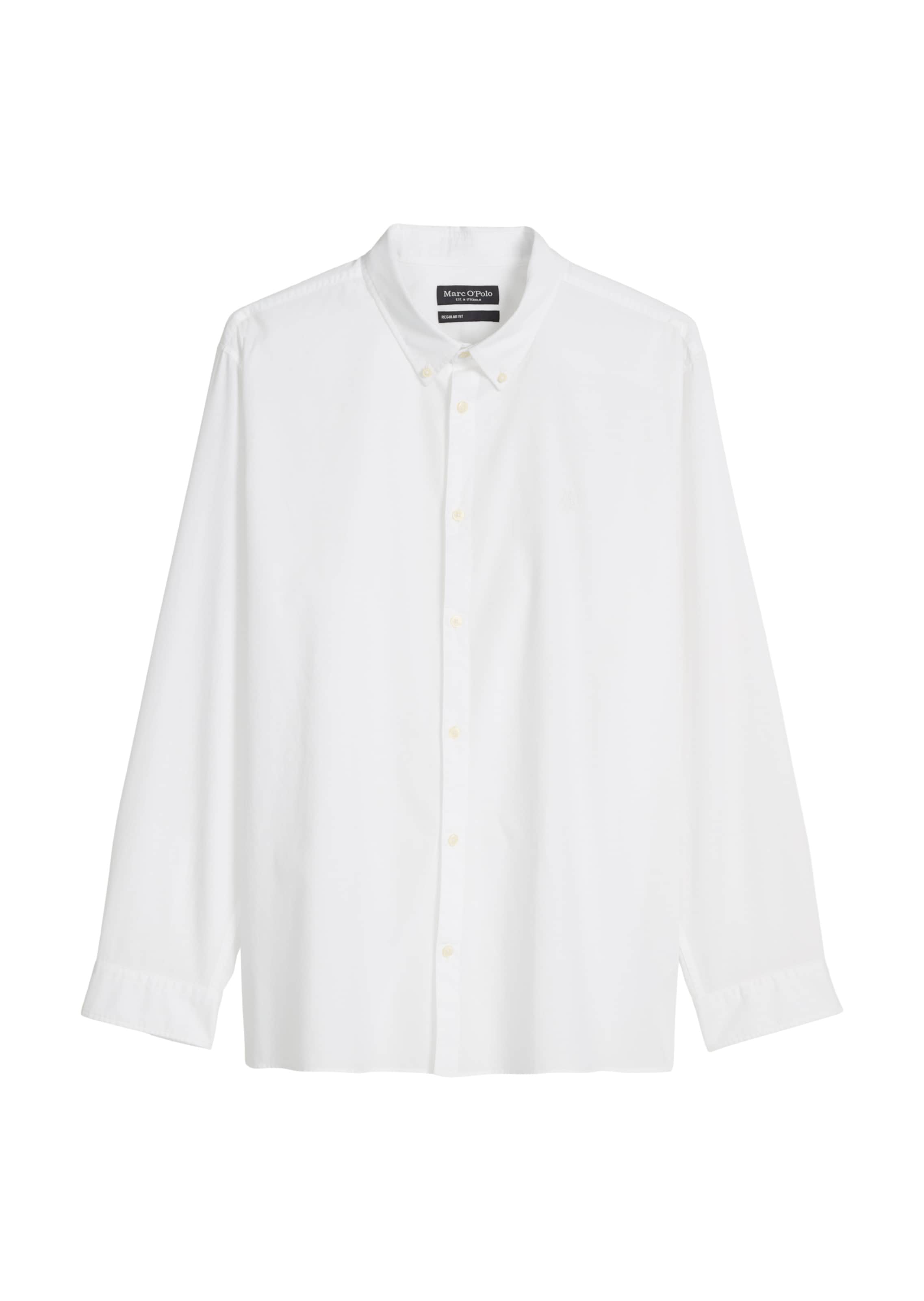 Marc O'Polo Button Up Shirt in White: front