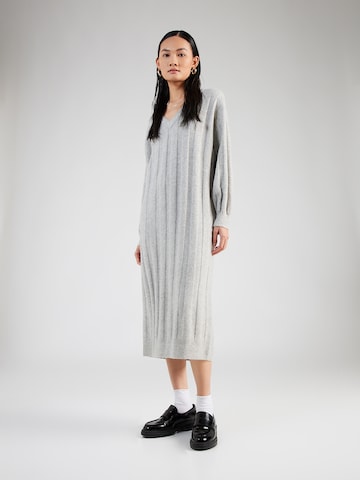 VERO MODA Knitted dress 'Verity' in Grey: front