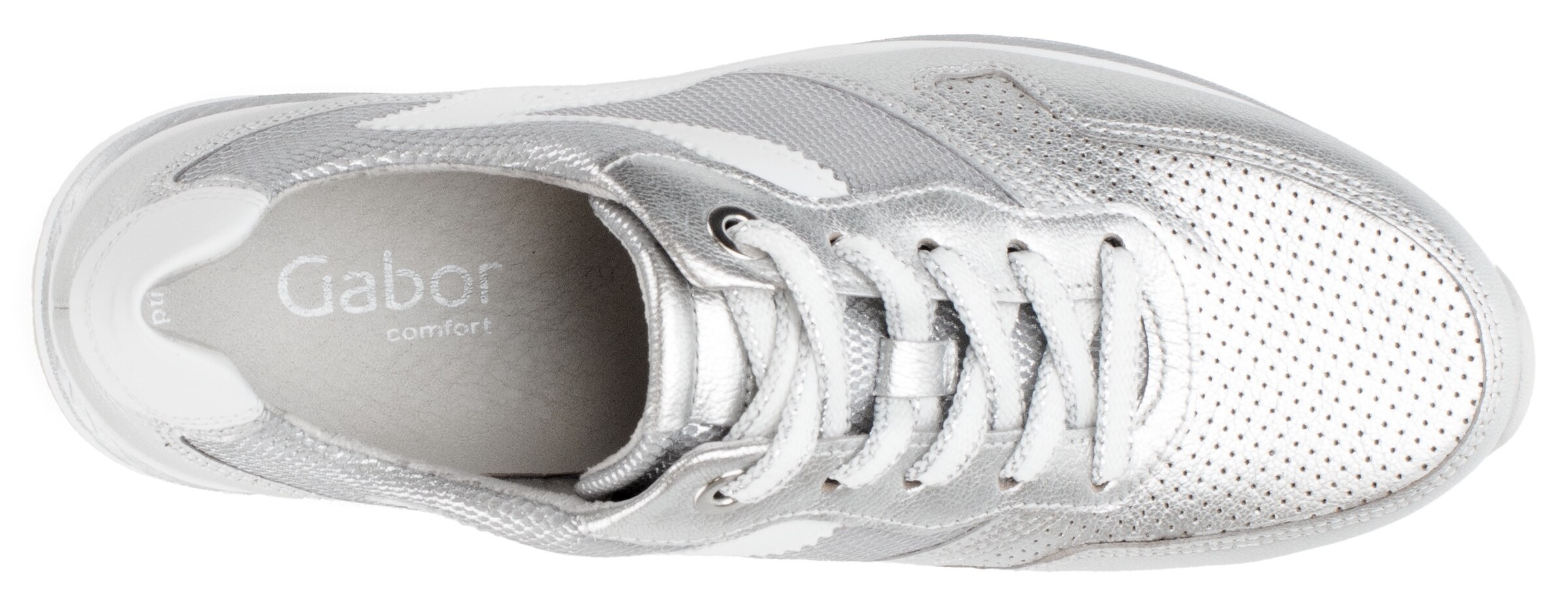 GABOR Sneaker in Silber