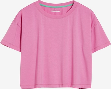 ARMEDANGELS Shirt 'CLAAUDI' in Roze: voorkant