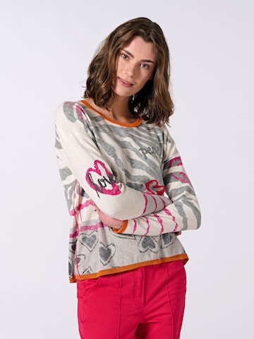 eve in paradise Sweater 'Bettina' in Beige: front