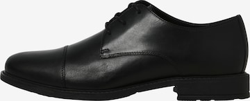 JACK & JONES Schnürschuh 'JFWOSLO' in Schwarz: Vorderseite