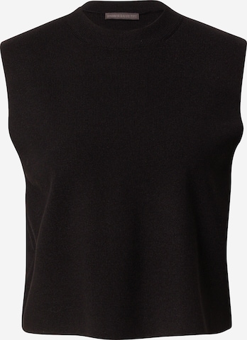 DRYKORN Knitted Top 'BERULA' in Black: front
