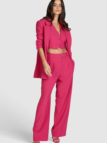 MARC AUREL Loose fit Pleated Pants in Pink