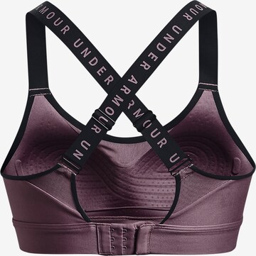 Bustino Reggiseno sportivo ' Infinity High ' di UNDER ARMOUR in lilla