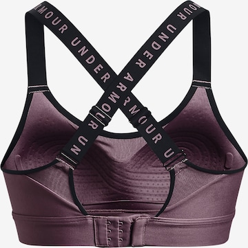 UNDER ARMOUR Bustier Športni nederček ' Infinity High ' | vijolična barva