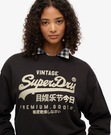 Superdry Sweatshirt in Zwart