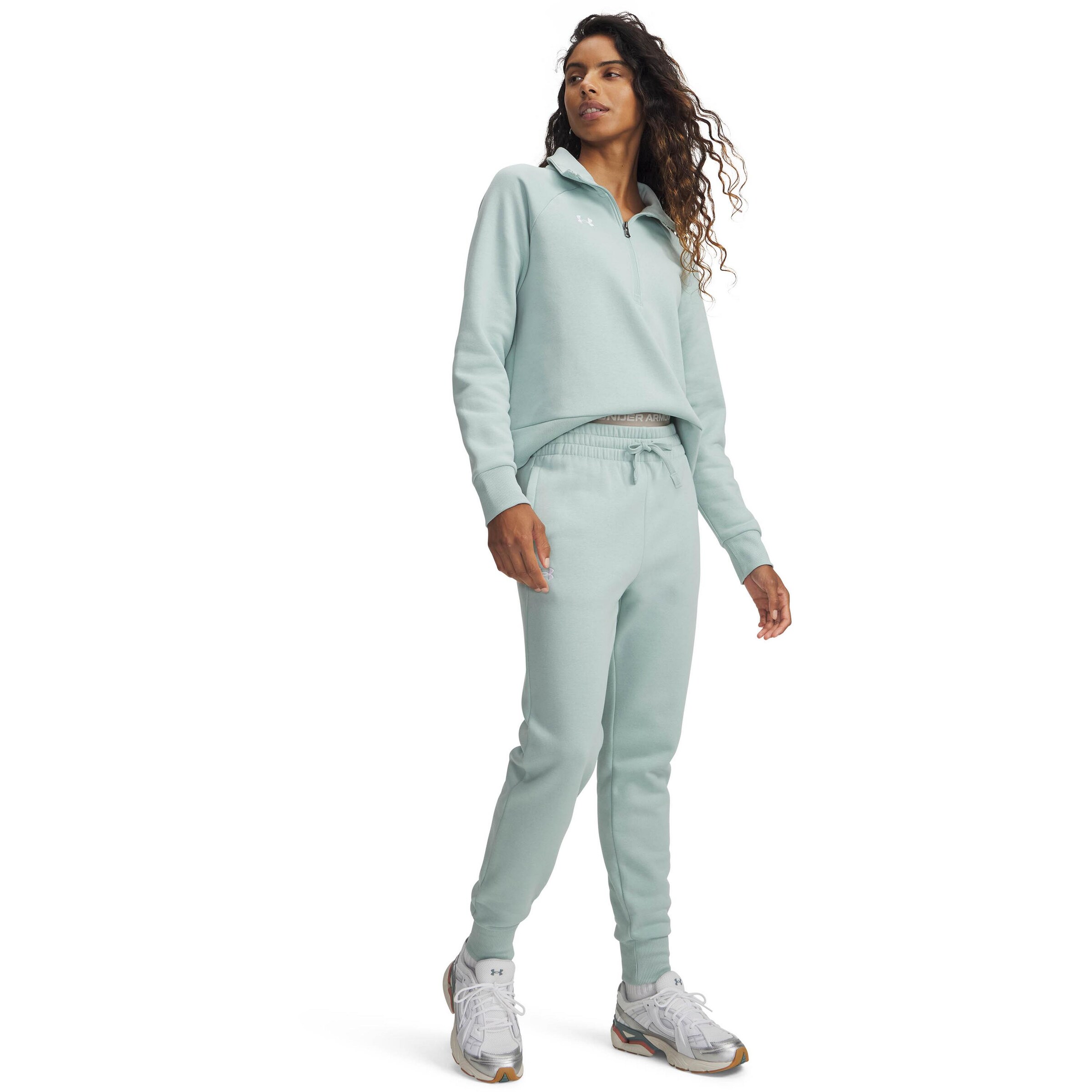 UNDER ARMOUR Tapered Workout Pants 'Rival' in Blue