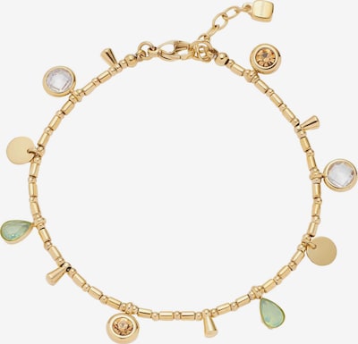 LEONARDO Armband in gold / grün / transparent, Produktansicht