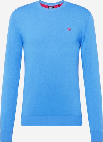 SCOTCH & SODA Sweater 'Essential' in Blue: front