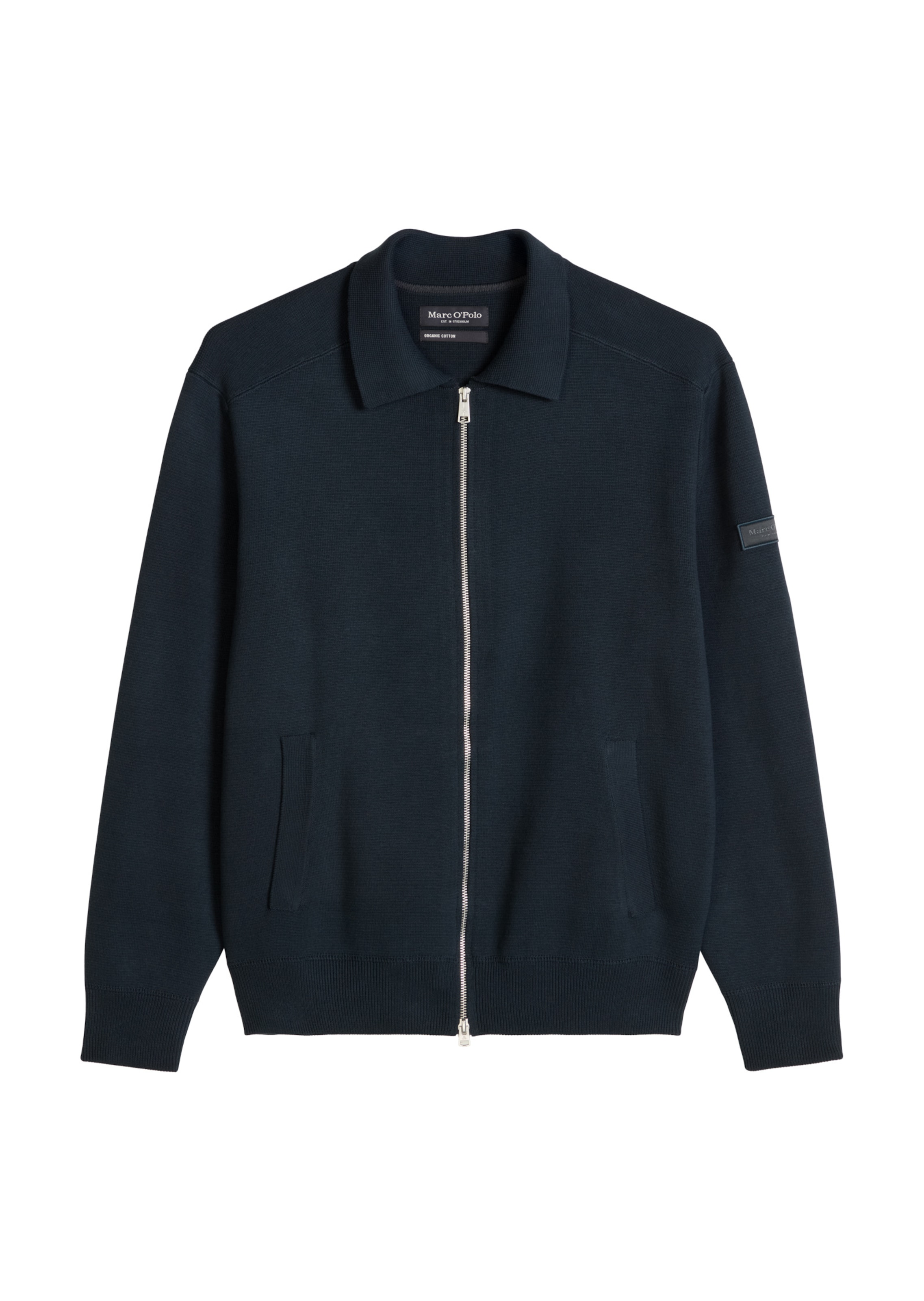 Marc O'Polo Strickjacke in Blau: Vorderseite