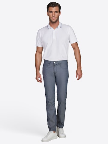 PIERRE CARDIN Tapered Chino trousers 'Lyon' in Blue