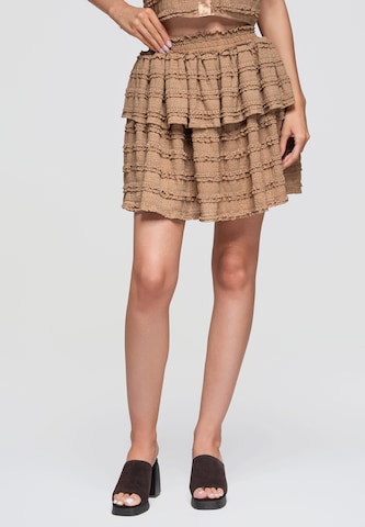 Ombre Rok in Bruin
