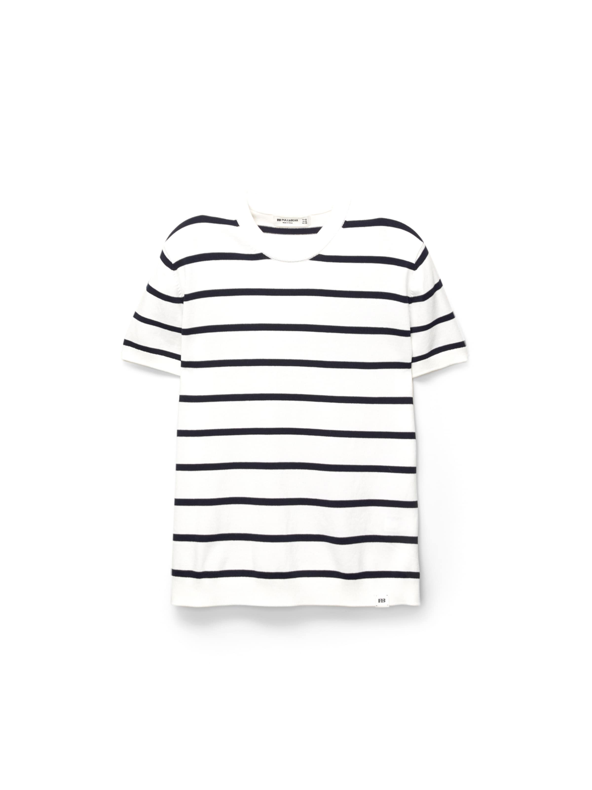 Pull&Bear Sweater in White: front